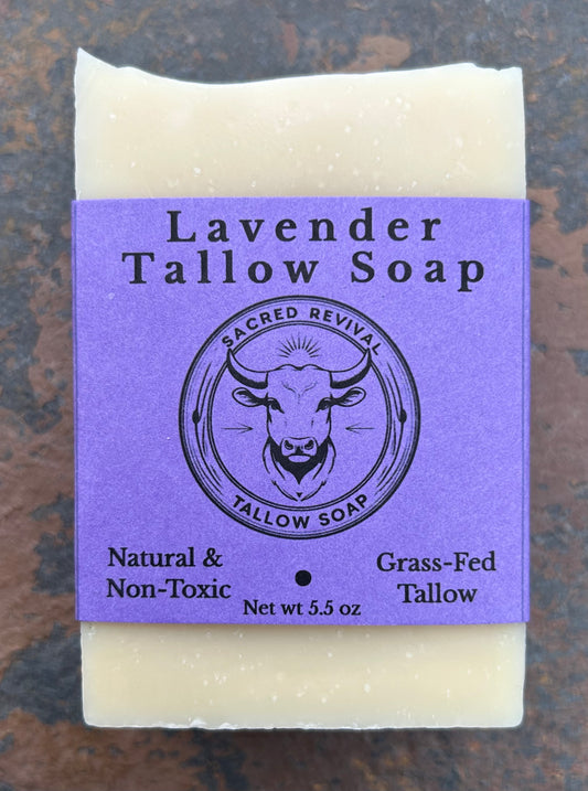 Grass-Fed Tallow Soap - 5.5 oz