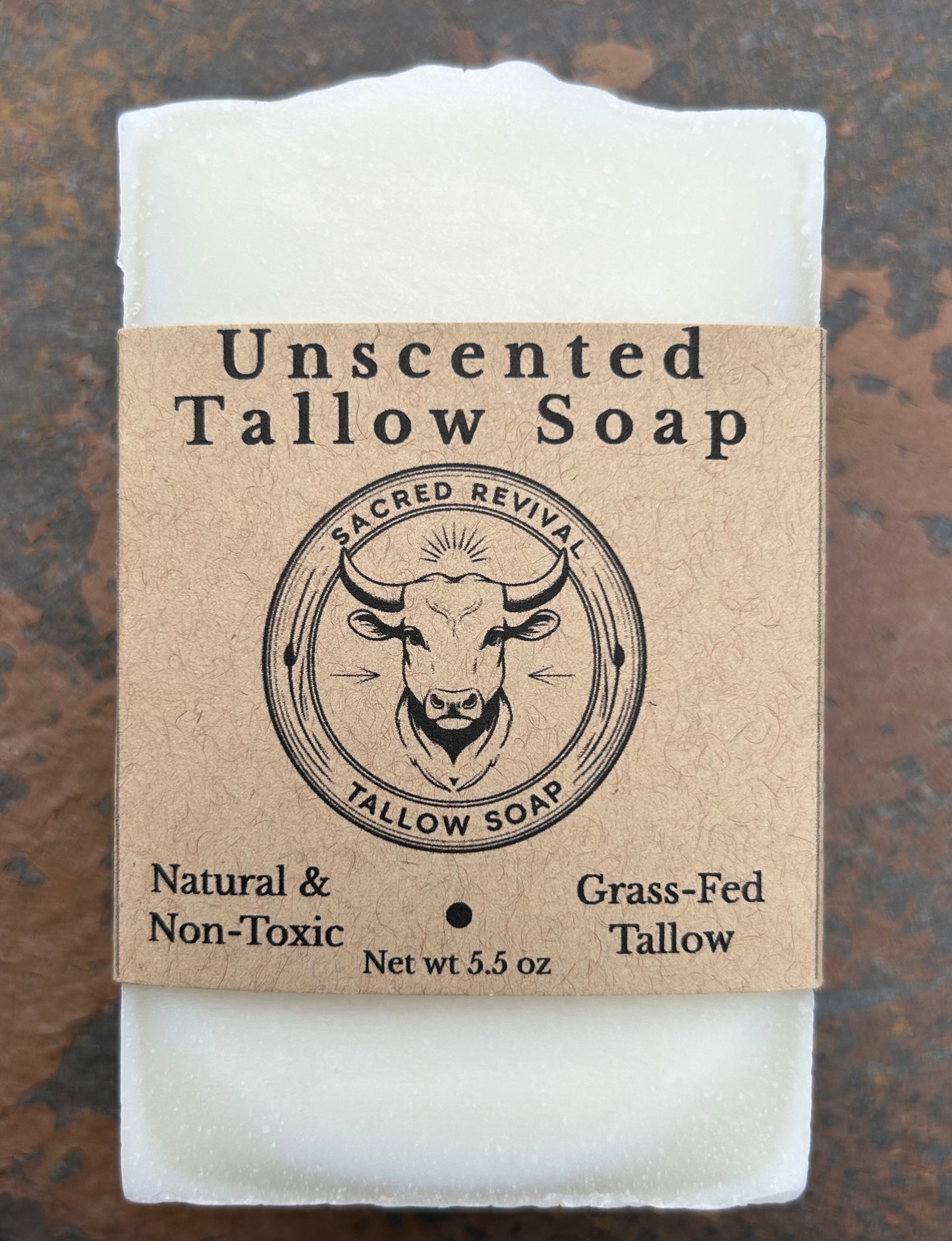 Grass-Fed Tallow Soap - 5.5 oz
