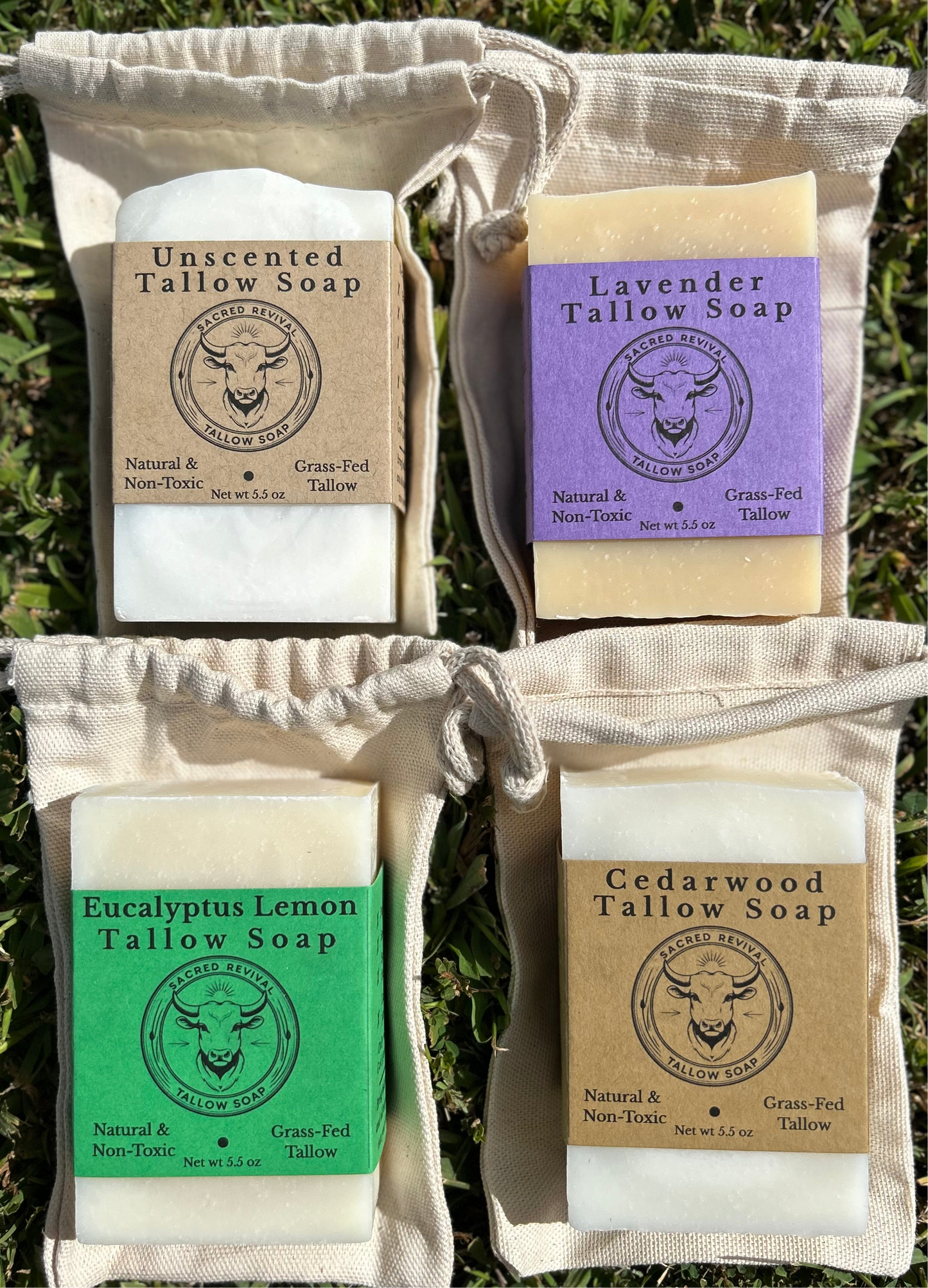 Grass-Fed Tallow Soap - 5.5 oz